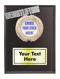 Weightlifting Plaque