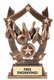 Bowling Sculpted Resin Trophy