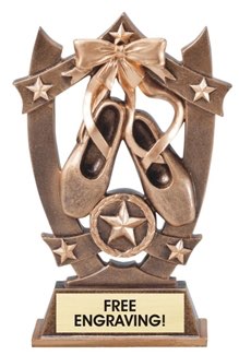 Ballet Sculpted Resin Trophy