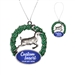 Customizable Reindeer Holiday Ornament