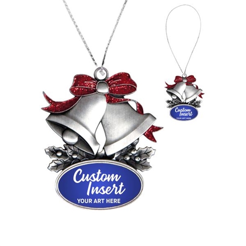 Customizable Bells Holiday Ornament