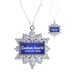 Customizable Snowflake Holiday Ornament