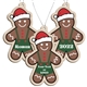 Personalized Wood Gingerbread Man Christmas Ornament